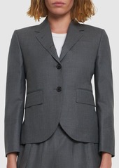 Thom Browne Cropped Wool Twill Jacket