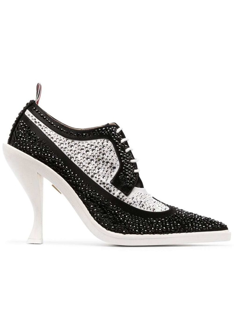 Thom Browne crystal-embellished 105mm derby shoes