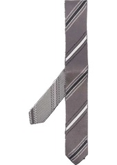 Thom Browne diagonal stripe knitted tie