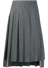 Thom Browne classic flannel pleated skirt
