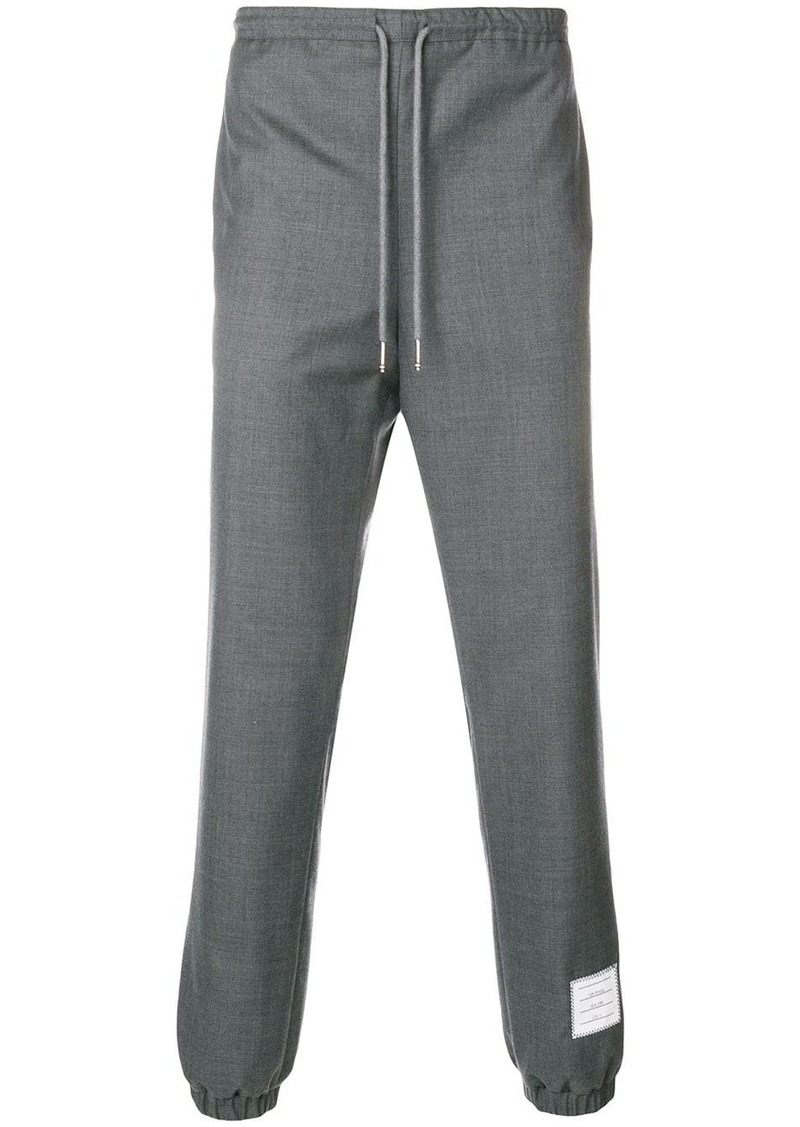 Thom Browne drawstring-waist wool track pants