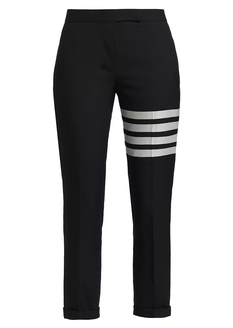 Thom Browne Fit 3 Low-Rise Skinny Pants