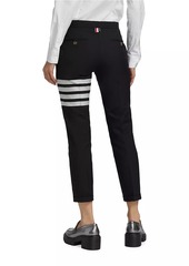 Thom Browne Fit 3 Low-Rise Skinny Pants