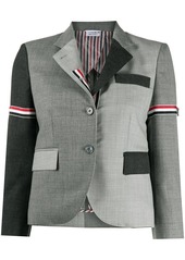 Thom Browne Fun-Mix 2ply fresco panelled blazer