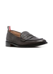 Thom Browne grosgrain-loop trim loafers