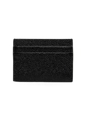 Thom Browne grosgrain-tab leather cardholder