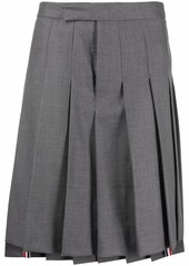 Thom Browne high-low hem pleated skirt