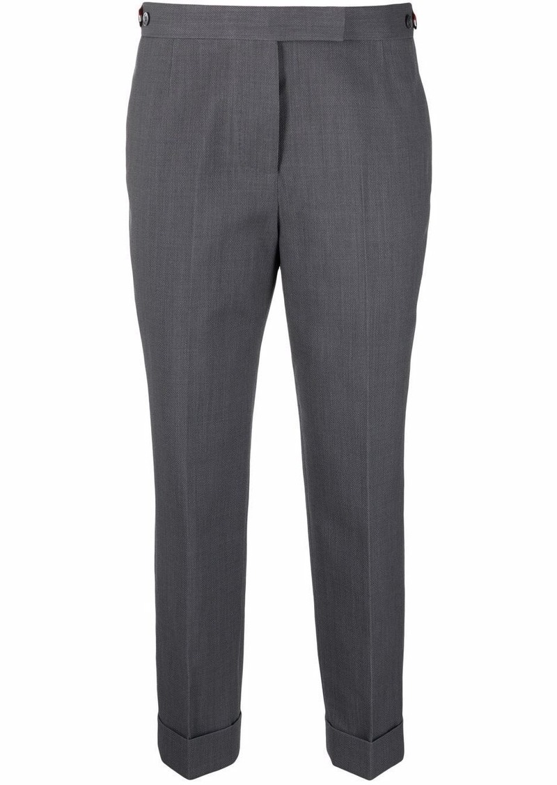 Thom Browne high-waisted cropped trousers