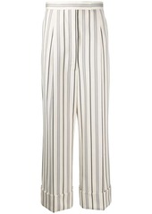 Thom Browne high-waisted striped suspender trousers