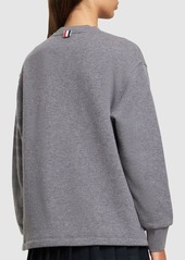 Thom Browne Intarsia Stripe Wool Jersey Sweatshirt