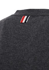 Thom Browne Intarsia Stripes Cashmere Knit Cardigan