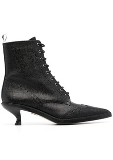 Thom Browne lace-up wingtip ankle 50mm booties