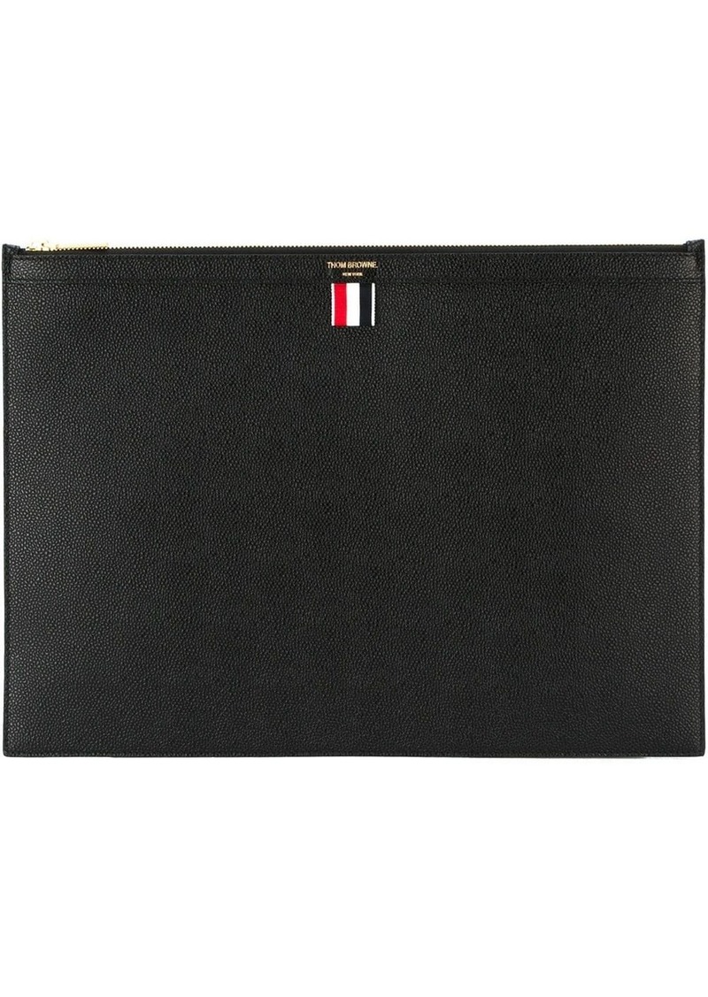 Thom Browne large zipper laptop holder