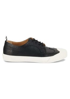 Thom Browne Leather Low Top Sneakers