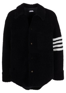 Thom Browne 4-Bar shearling jacket