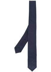 Thom Browne logo patch linen tie