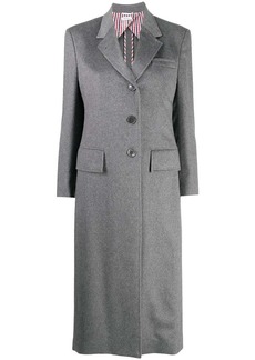 Thom Browne wide lapel cashmere overcoat