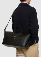 Thom Browne Medium Soft Grained Leather Duffle Bag