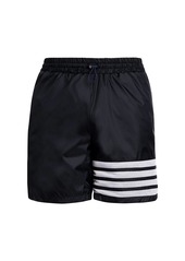 Thom Browne Mid-Thigh 4 Bar Nylon Shorts