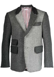 Thom Browne panelled single-breasted suit jacket