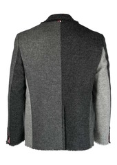 Thom Browne panelled single-breasted suit jacket