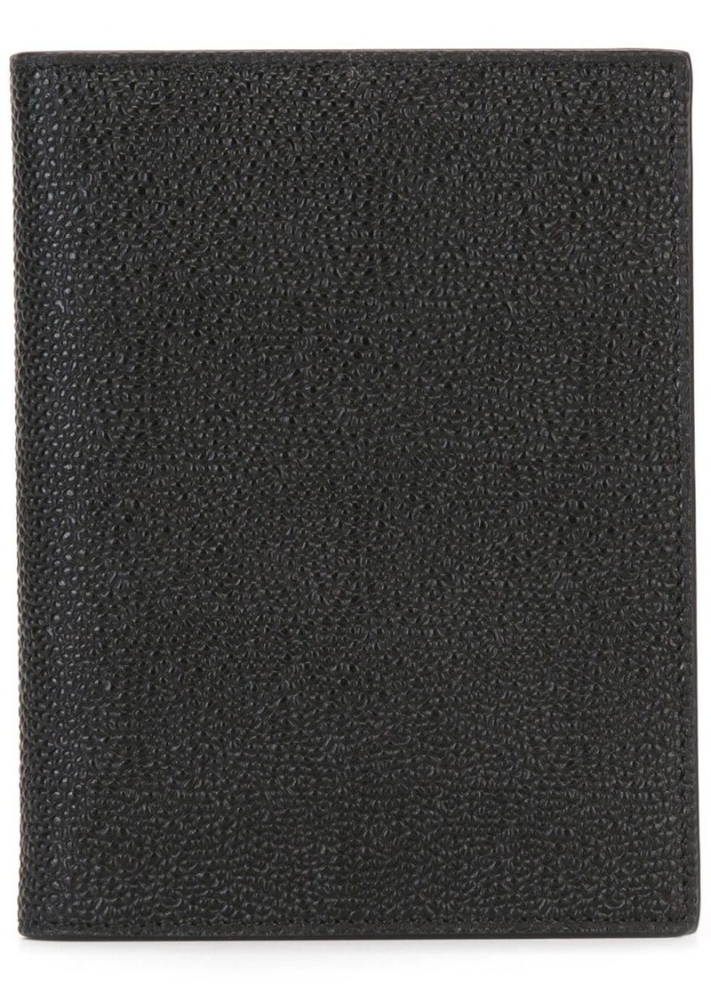 Thom Browne pebbled-leather passport holder