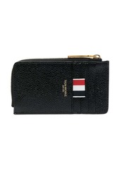 Thom Browne pebbled-leather half-zip wallet