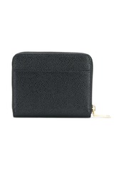 Thom Browne pebbled short zip-around purse