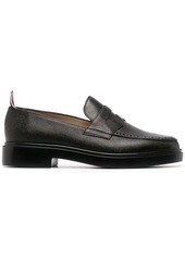 Thom Browne pebbled leather penny loafers