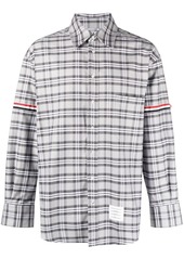 Thom Browne plaid-check print shirt