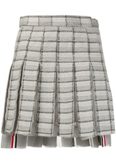 Thom Browne pleated checked skirt