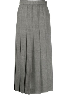 Thom Browne pleated midi skirt