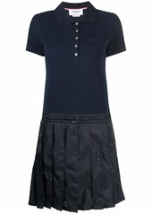 Thom Browne pleated-skirt polo dress