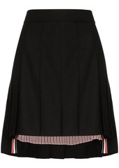 Thom Browne pleated step-hem mini skirt