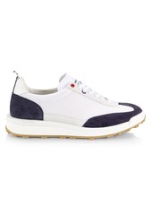 Thom Browne Polyester & Suede Tech Runner Sneakers