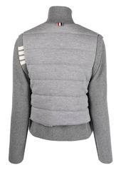 Thom Browne reversible knit-sleeve padded jacket