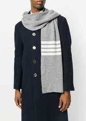 Thom Browne 4-Bar stripe scarf