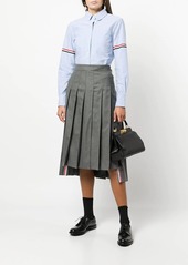 Thom Browne grosgrain armband long-sleeve Oxford shirt