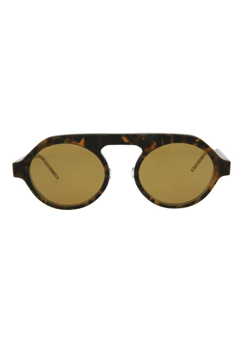 Thom Browne Round-Frame Acetate Sunglasses