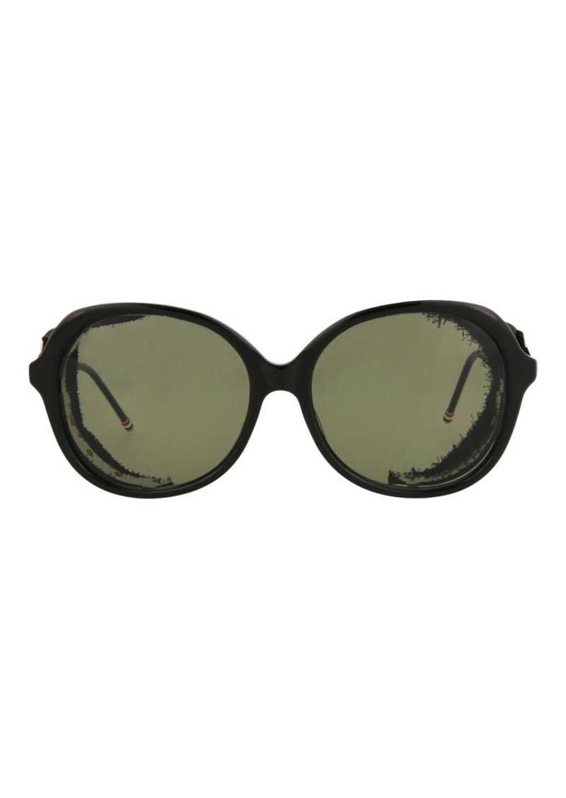 Thom Browne Round-Frame Acetate Sunglasses
