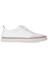 Thom Browne Rubberized Leather Low-top Sneakers
