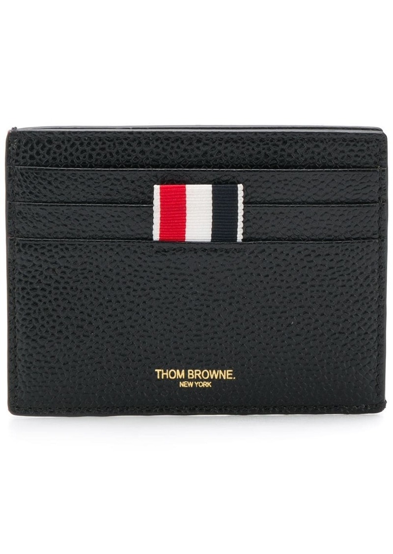 Thom Browne Rwb Edge Stain Double-sided Cardholder