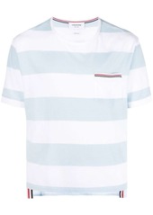 Thom Browne RWB pocket striped T-shirt