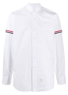 Thom Browne RWB stripe buttoned shirt