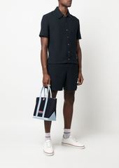 Thom Browne RWB-stripe canvas tote bag