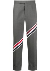 Thom Browne RWB-stripe cropped trousers