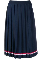 Thom Browne RWB-stripe pleated skirt