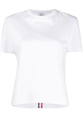 Thom Browne tricolour stripe loopback long-sleeve T-shirt