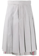 Thom Browne seersucker pleated skirt