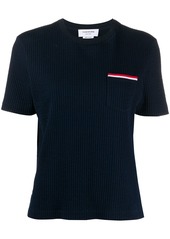 Thom Browne striped pocket seersucker T-shirt